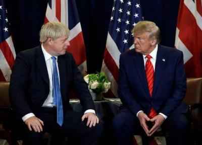 جانسون: ترامپ در انتخابات انگلیس دخالت نکند