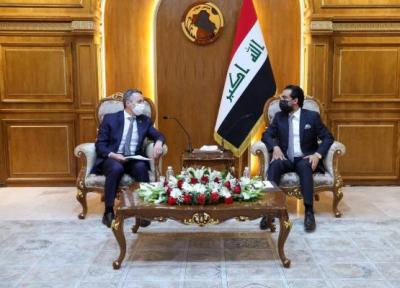 خبرنگاران رییس مجلس عراق با وزیر خارجه سوییس ملاقات کرد