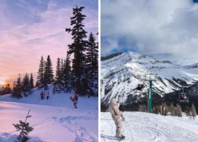 کوه های غرب کانادا، محبوب دوستداران اسکی از سراسر دنیا است