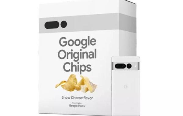 گوگل درون جعبه هایی با طرح پیکسل 7 چیپس سیب زمینی می فروشد